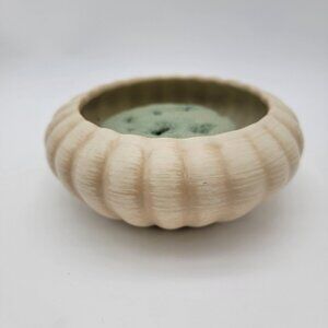 Vintage 2001 Haeger Pottery Ribbed Planter